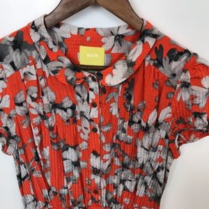 Anthropologie Maeve gorgeous silk sheath dress